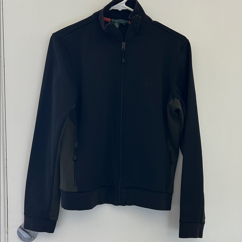 Lauren Ralph Lauren Black and Olive Lightweight Jacket